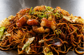 炙り和牛ホルモン富士宮焼きそば